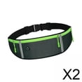 thumbnail image 1 of Riñoneras para correr,Cinturón para correr ajustable a prueba de sudor,Cinturón para correr resistente al agua con 3 bolsillos,Riñonera impermeable con tiras reflectantes para, 1 of 8