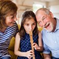 thumbnail image 4 of WRITWAA 1Set Beginner German Style Recorder Flute Wooden Instrument with Detachable Two Sections, 4 of 6