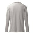 thumbnail image 4 of Bibifish Womens Sweaters Autumn Winter Half Zip Long Sleeve Knitted Sweaters Solid Color Comfy Workout Daily Wear Knit Pullover Tops, 4 of 5