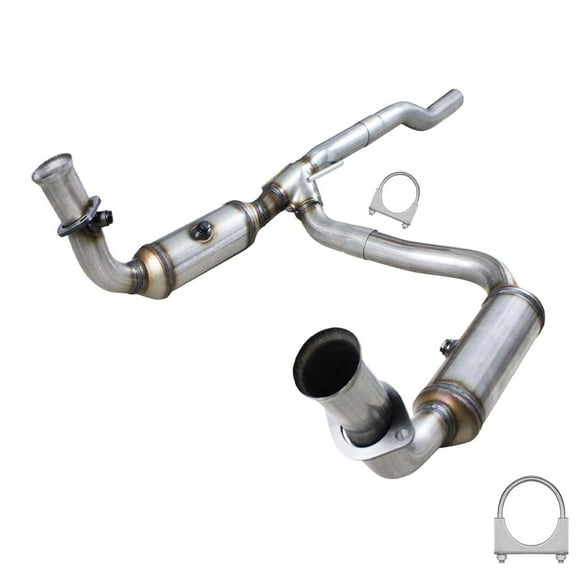 Northeastern Exhaust Stainless Steel EPA-Approved Front Catalytic Fits 2007–2012 Dodge Nitro & 2008–2013 Jeep Liberty 3.7L | Clamps Included