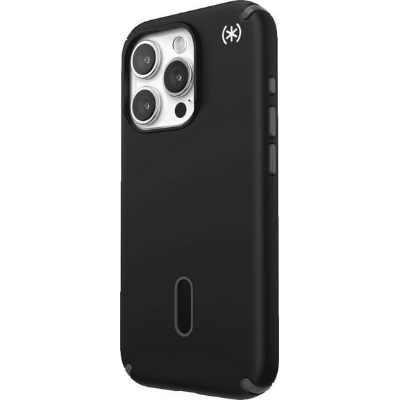 Speck iPhone 15 Pro Case-Presidio2 Pro-ClickLock-MagSafe-6.1 Inch Phone Case-Black/Slate Grey/White