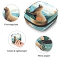 thumbnail image 3 of Sea Lion Sanitary Napkin Storage Bag with Plush Velvet, Sponge, and Oxford Cloth Material- 4.7x6.6x6.6 in- Keep Your Sanitary Napkins Organized!, 3 of 6