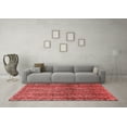 thumbnail image 3 of Ahgly Company Indoor Rectangle Abstract Red Modern Area Rugs, 2' x 3', 3 of 4