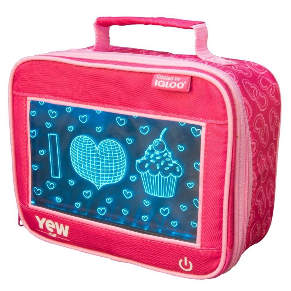 Igloo I Heart Cupcakes LightUp Lunch Box Cooler