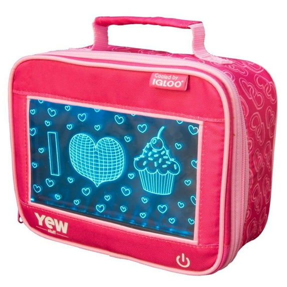 Igloo I Heart Cupcakes Light-Up Lunch Box Cooler