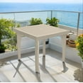 thumbnail image 4 of IWC 29.52" Resin Rattan Outdoor Dining Table, Taupe, 4 of 7