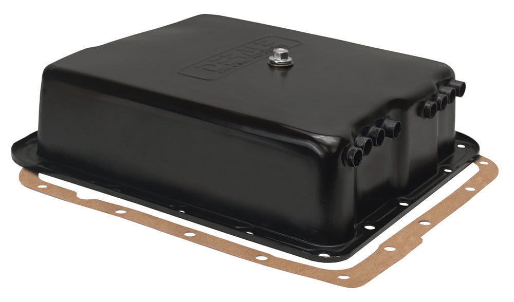Derale 14204 Auto Trans Oil Pan GM 700R4/ 4L60E; Extra 2 Quarts 4 Ounce