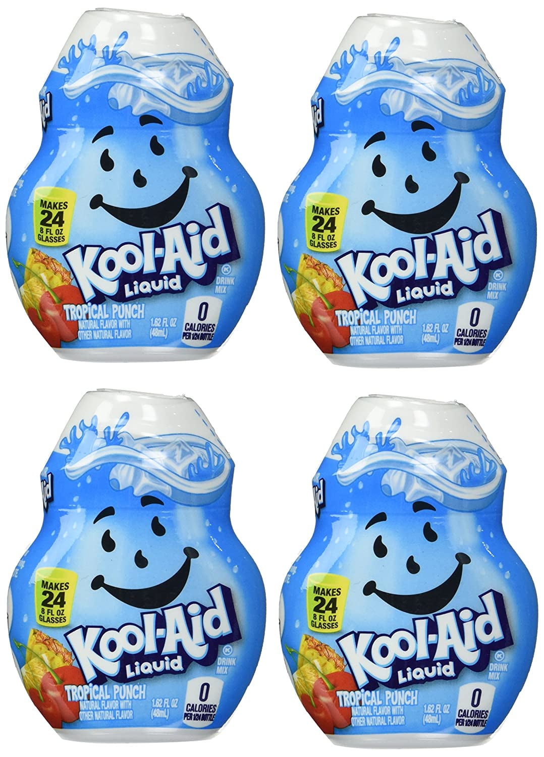 KoolAid Liquid Drink Mix Tropical Punch 1.62Oz (Pack Of 4)