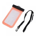 thumbnail image 2 of Universal Waterproof Phone Pouch Cellphone Dry Bag Case Compatible with Phone of under 5.9", for Beach/Diving/Surfing/Skiing, 2 of 5