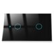 thumbnail image 2 of TUYA Smart Light Switch Cuenta regresiva Teléfono Móvil Lámpara de control remoto Interruptores de sala de estar Suministros Inteligentes Inicio Negro 2-Gang Advancent HA011723-05, 2 of 7