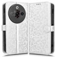 thumbnail image 1 of For ZTE nubia Focus Pro Wallet Case Dot Pattern Imprint PU Leather Phone Cover - Green, 1 of 5