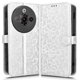 thumbnail image 1 of For ZTE nubia Focus Pro Wallet Case Dot Pattern Imprint PU Leather Phone Cover - Green, 1 of 5