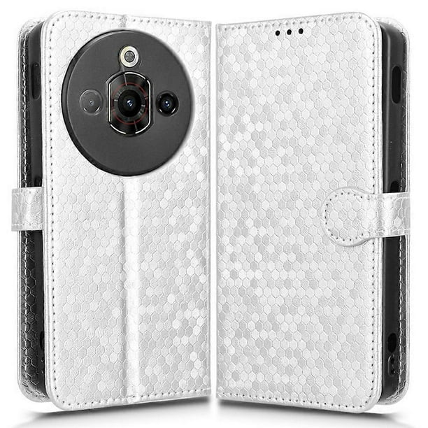 For ZTE nubia Focus Pro Wallet Case Dot Pattern Imprint PU Leather Phone Cover - Green