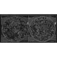 thumbnail image 3 of Carlson, Tina 18x11 Black Modern Framed Museum Art Print Titled - Planisphere Celeste BW, 3 of 5