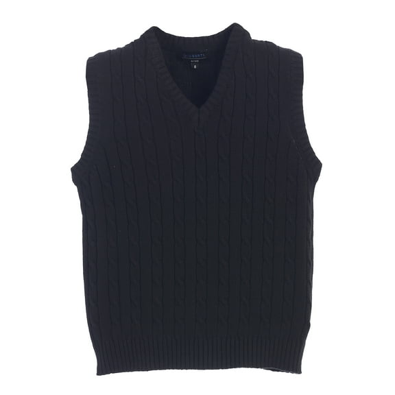Gioberti Boy's 100% Cotton Soft V-Neck Cable Knit Sweater Vest