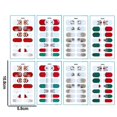 thumbnail image 2 of Envolturas de uñas navideñas Pegatinas de uñas de gel lindas Pegatinas de manicura autoadhesivas, 2 of 5