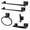 N/A, variant on Kingston Brass Monarch Bathroom Accessory Set, Antique Brass, 5-Piece Wall Mounted Towel Holders