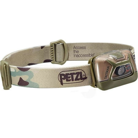 Tactikka Plus Headlamp - TACTIKKA Headlamp, 200 Lumens, with Red light, TACTIKKA IS A HYBRID HEADLAMP: it comes with three standard batteries, and is also compatible with the CORE rechargeable battery...., By Petzl ()