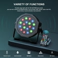 thumbnail image 5 of Rechargeable 18 LED Par Light RGB DMX Stage Lights with Remote Control for Party Concert Show, 20Pack, 5 of 8