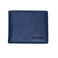 thumbnail image 2 of Cartera BREED Locke de piel auténtica con doble pliegue, azul marino, 2 of 4