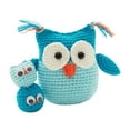 thumbnail image 3 of DIY Owl Doll Crochet Hand Knitting Toy Starter Crochet Your Own Crochet Beginner Crochet for , Blue, 3 of 8