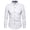 White, variant on WIZUTIZ Men's Plaid Shirt Big & Tall Oversized Fit Long Sleeve Turndown Collar Cotton Button Down Casual Shirt