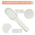 thumbnail image 3 of Unique Bargains Foot File Foot Rasp Stainless Steel Pedicure Foot Scraper Callus Remover Tool for Foot Care 8.66" White, 3 of 6