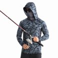 thumbnail image 1 of Ropa de verano para exteriores con protección solar, con capucha sensible al hielo, transpirable, resistente a los rayos UV, de seda helada, de secado rápido, abrigo suelto, ropa de pesca, 1 of 5