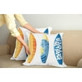 thumbnail image 3 of Ambesonne Summer Throw Pillow Cover 2 Pack, Surf Fun Water Sports, 16", Blue Orange Yellow, 3 of 6