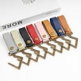 thumbnail image 2 of Lanyard Porte-Clés Accrocher Porte-Clés Haute Résistance Libération Rapide Anti-Perte Incassable Faux Cuir Camping Lanyard S-Forme Porte-Clés Approvisionnement Extérieur, 2 of 6