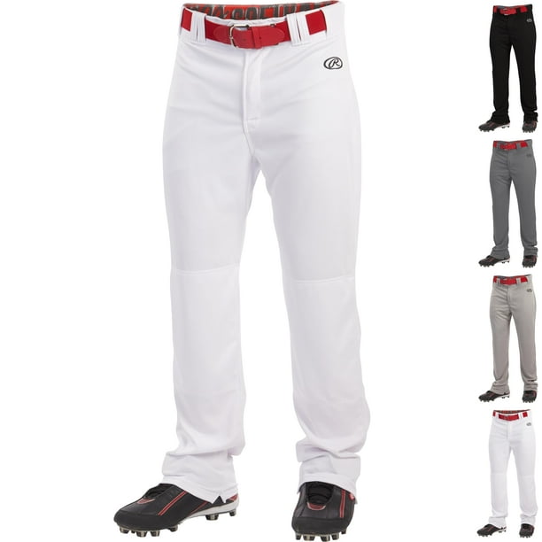 Pantalones de Béisbol Rawlings Serie Launch Juvenil Talla Pequeña Blanco