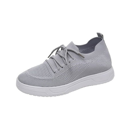 

Jikolililili Women Lace Up Sneakers Color Solid Color Shoes Plus Size Fashion Sports Casual Shoes Girls Sneakers Deals