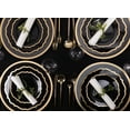 thumbnail image 2 of PLASTICPRO Elegant Plastic Dinner Plates Black & Gold Contemporary Plastic Silverware, 32 Pack, 2 of 7