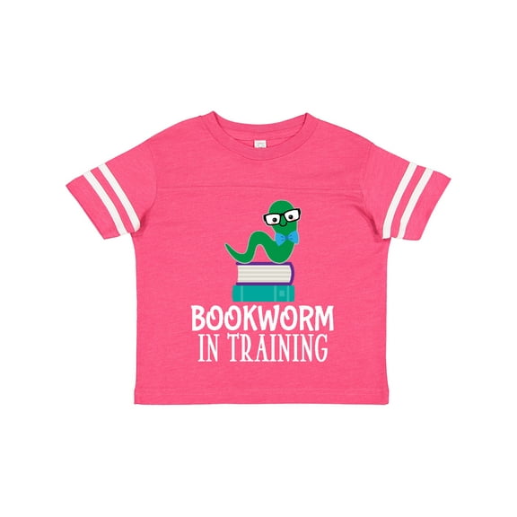 Inktastic Future Bookworm in Training Reading Gift Boys or Girls Toddler T-Shirt