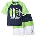 thumbnail image 1 of iXtreme Boys' Baby Printed Rashguard Sets, Navy, 6, 1 of 2