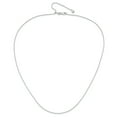 thumbnail image 4 of 14K White Gold Adjustable .85mm Wheat Chain, 4 of 6