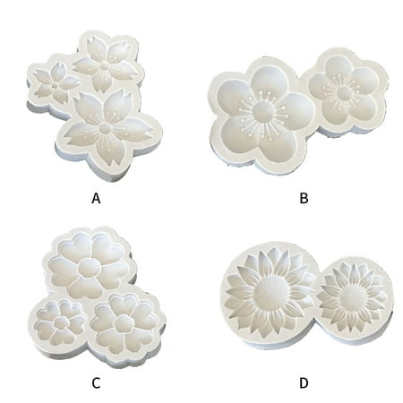 

Soft Silicone Sakura Cake Decor Random Color Fondant Flower Shape Birthday
