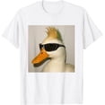 thumbnail image 1 of Cool Duck Sunglasses Funny Animal Meme - Camiseta para hombre y mujer, 1 of 2