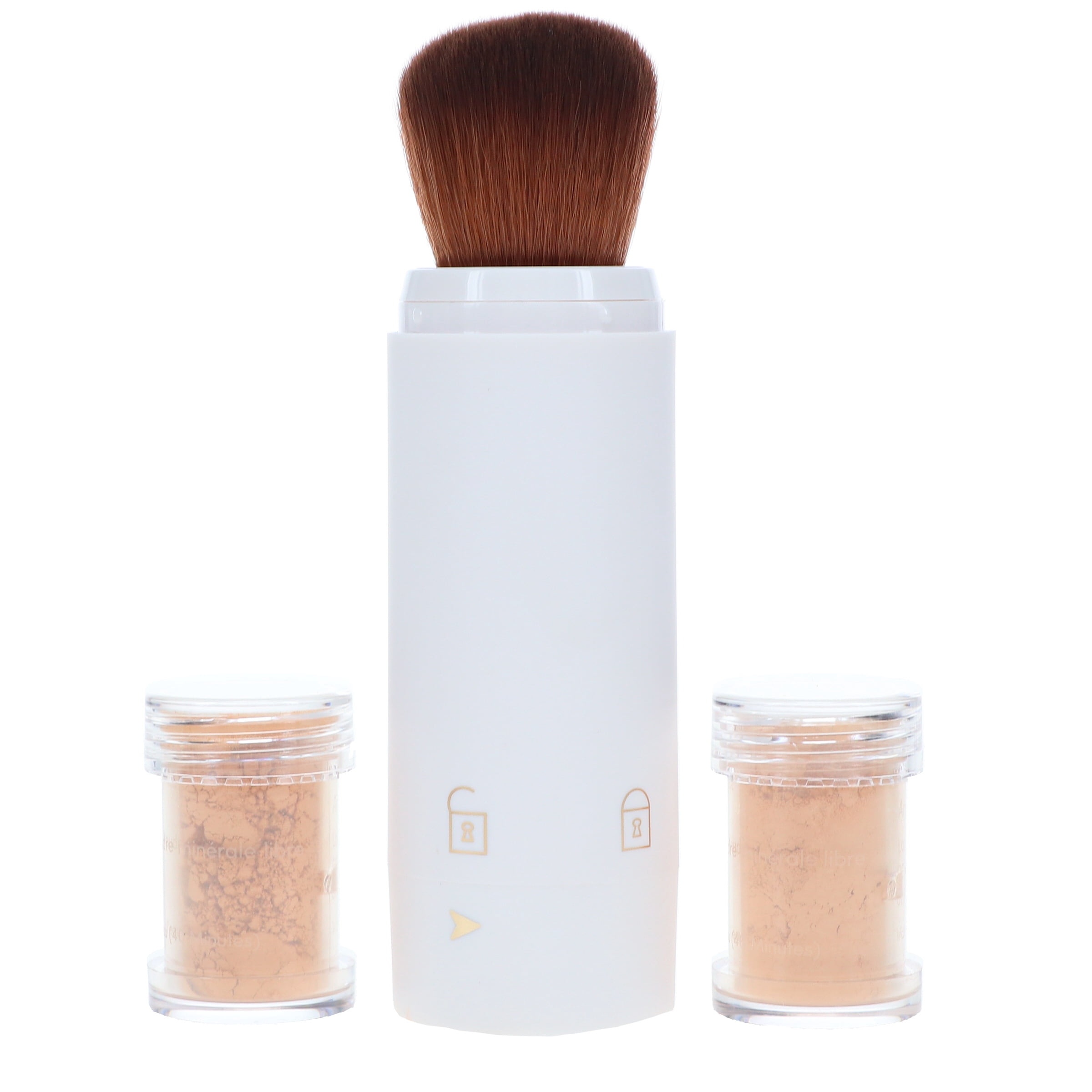 jane iredale Amazing Base Loose Mineral Powder Refillable Brush Amber 0.18 oz