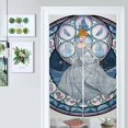 Cinderella Cartoon Door Curtain Cute Princess Style Girl Bedroom