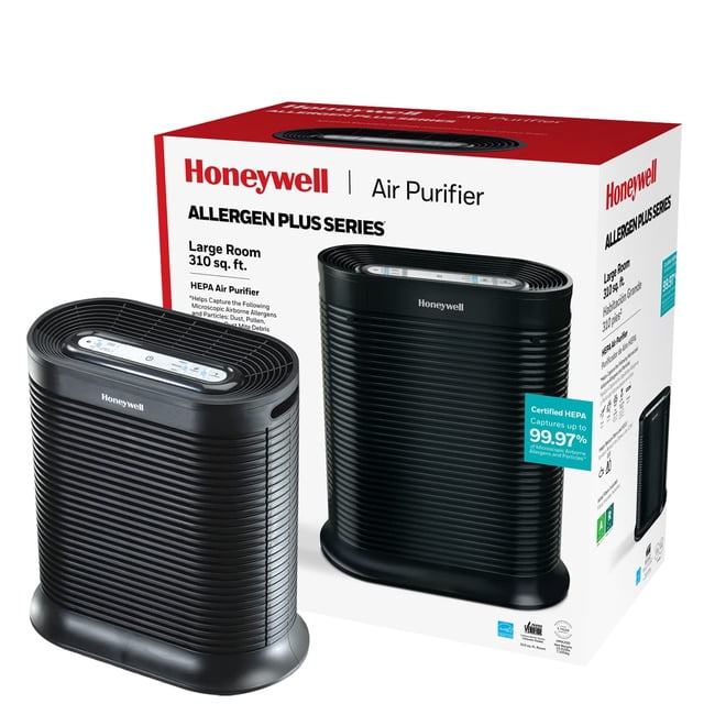 Purificador de aire Honeywell AllergenPlus HEPA HPA200 negro