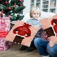 thumbnail image 3 of DPTALR Santa Claus Linen Christmas Pillowcase Sofa Car Cushion Cover Home Decor, 3 of 3