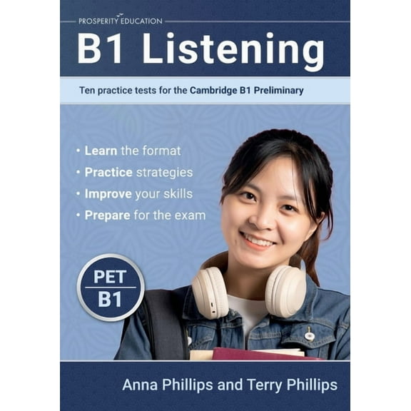 B1 Listening: Ten practice tests for the Cambridge Preliminary, (Paperback)