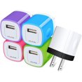 thumbnail image 2 of MHAWBL-USB Wall Charger Plug, Fast Charging Block, 5Pack 1A 1-Port Power Adapter Charging Cube Bricks Box for iPhone 17 16 15 14 13 12 Mini Pro Max/11/XR, iPad Pro/Air, Cell Phone USB A Plug Cargado, 2 of 3