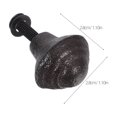 thumbnail image 2 of unbranded 2Ud Perillas De Gabinete Antiguas De Hierro Fundido Negro Con Redondo Para, 2 of 8