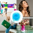 thumbnail image 6 of Uxcell Dance Scarves, 24" x 24" Juggling Scarves for Magic Music Juggling Movement Decoration Sky Blue 6 Pack, 6 of 6