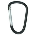 thumbnail image 4 of 1 PC Large 6 inch Black Spring Link D Shape Carabiner Camping Handhold Clip Hook, 4 of 4