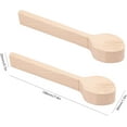 thumbnail image 2 of 2pcs Wood Carving Spoon Blank Kit Large Beech Basswood Wood Spoon Unfinished Wooden Spoons Blocks for Craft Carving Whittler Starter Beginners Mixed Color Wood, 2 of 9