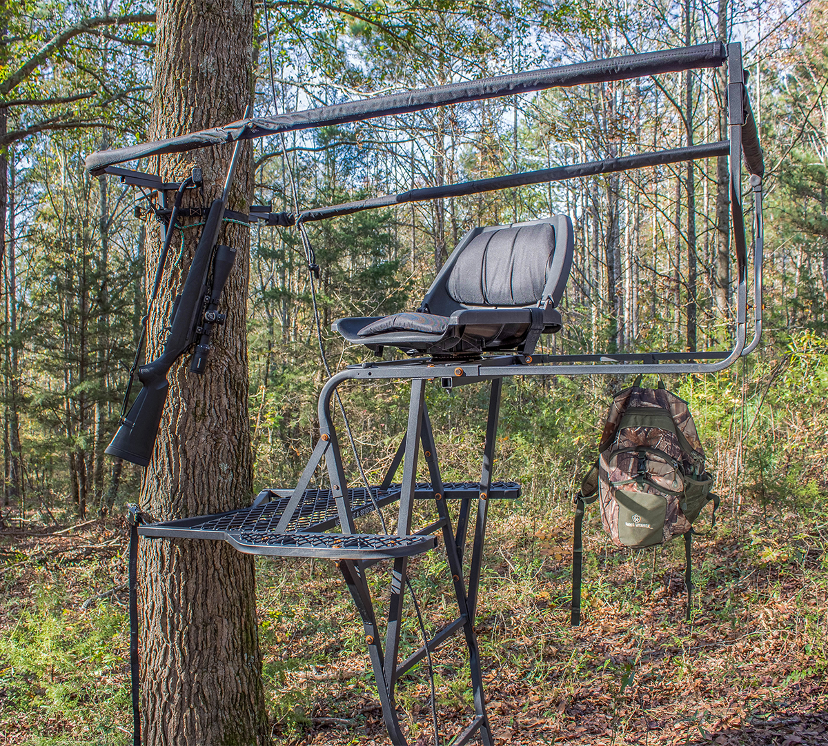 15' Ladder Tree stand Deer Hog Turkey Bear Hunting single seat 