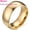 8mm Golden Arc, variant on Womens Personalized Ring Stainless Steel Electroplated Ring Fashion Jewelry Gift for Her Golden Arc Ring Stainless